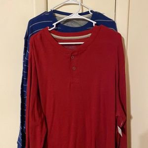 Men’s waffle long sleeve shirts